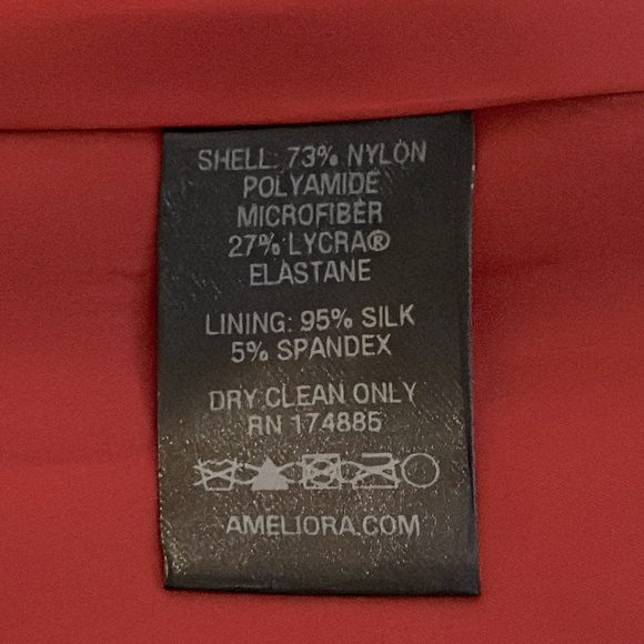 Ameliora The Carmen Silk Lined Mandarin Collar Jacket NWT See Button Size‎ 6 - Picture 13 of 13